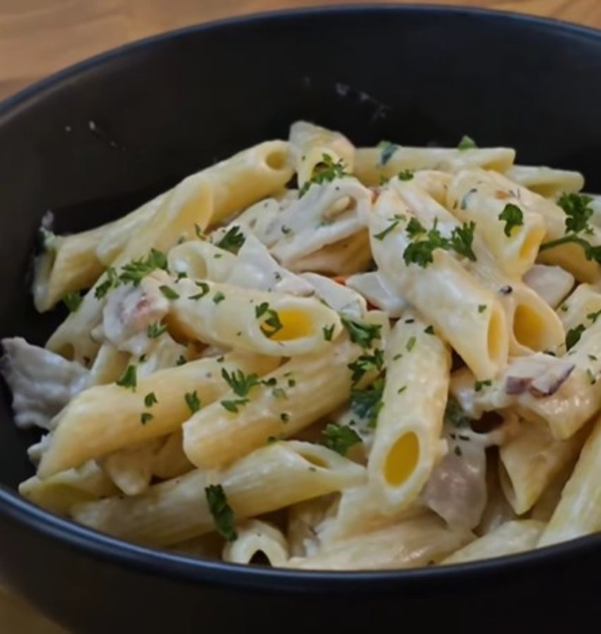 Penne au Marlin Fumé